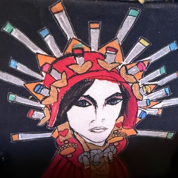 Kooreloo Yellow Petite Tweed Crossbody Bag - Picture 11 of 13